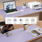 Aothia Faux Leather Desk Mat – Large Mouse Pad, Non-Slip PU Leather Blotter - Image 8