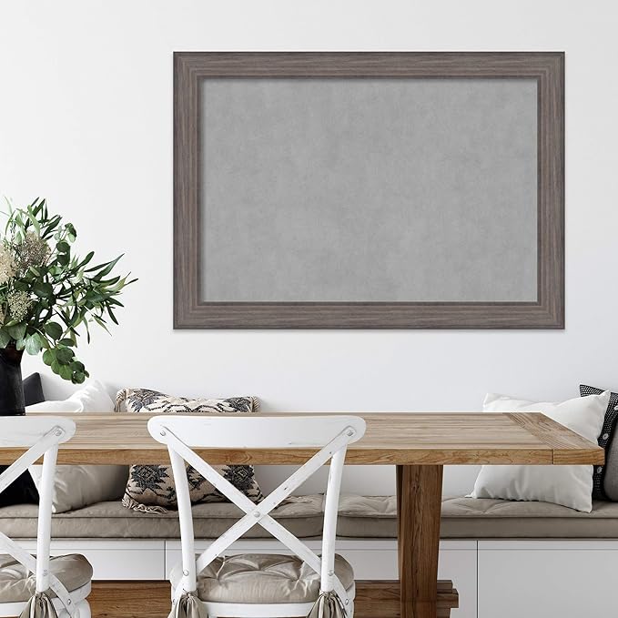Amanti Art Grey Framed Magnetic Board 29x41 Large Vision Board - Image 5