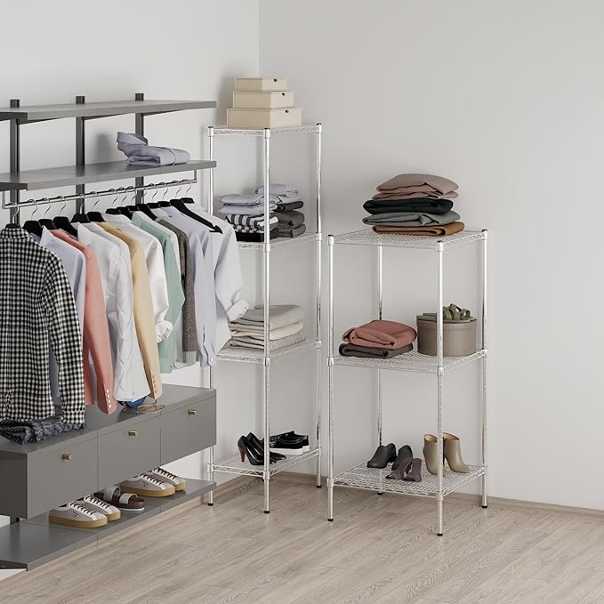 Regal Altair 24" Deep x 24" Wide x 54" Height Wire Shelving Kit | 3-Tier | NSF - Image 6