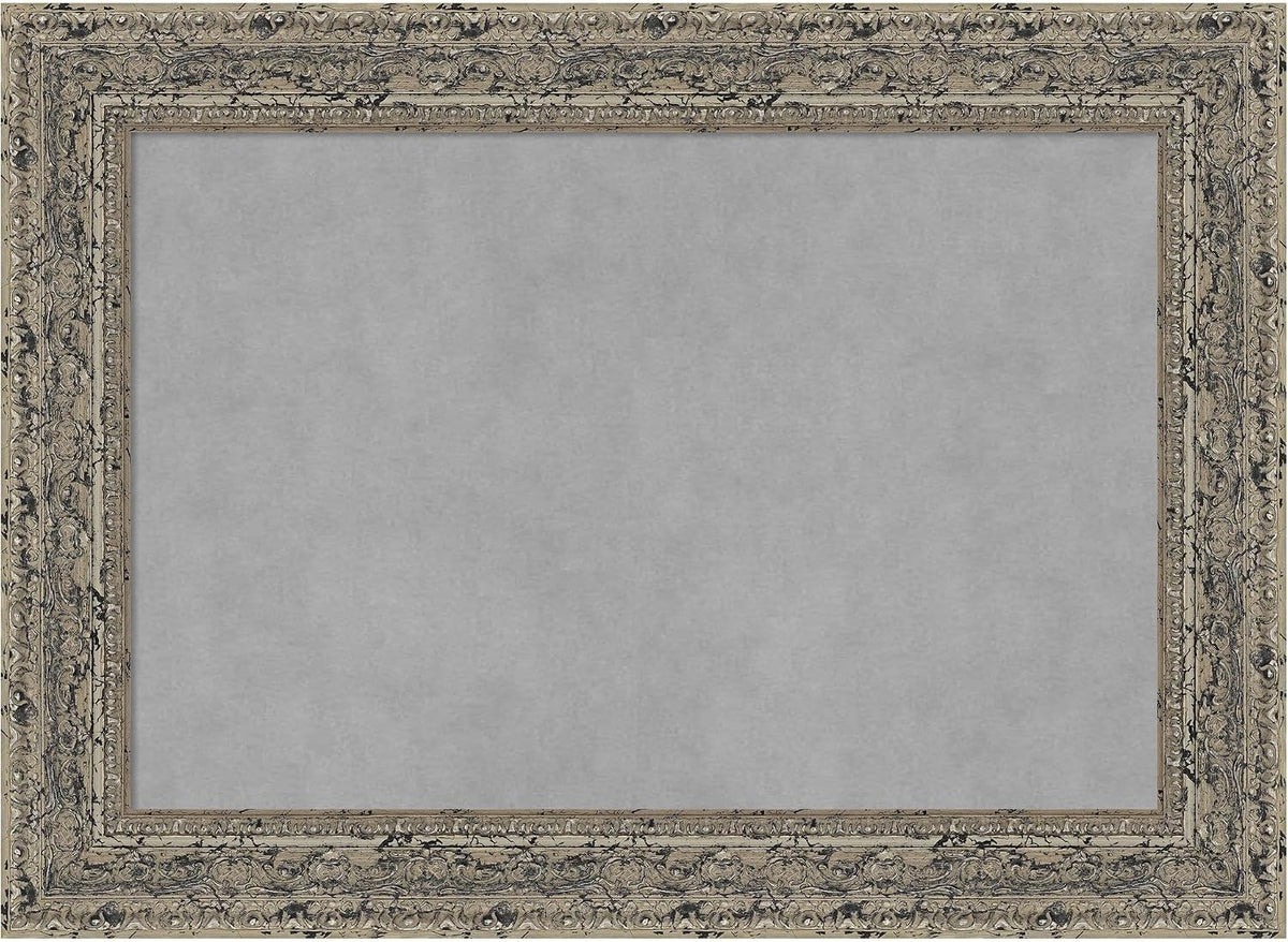 Amanti Art Silver Framed Magnetic Board 21x29 Medium Vision Board