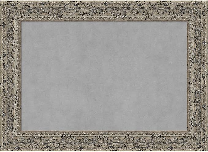 Amanti Art Silver Framed Magnetic Board 21x29 Medium Vision Board by AmantiArt