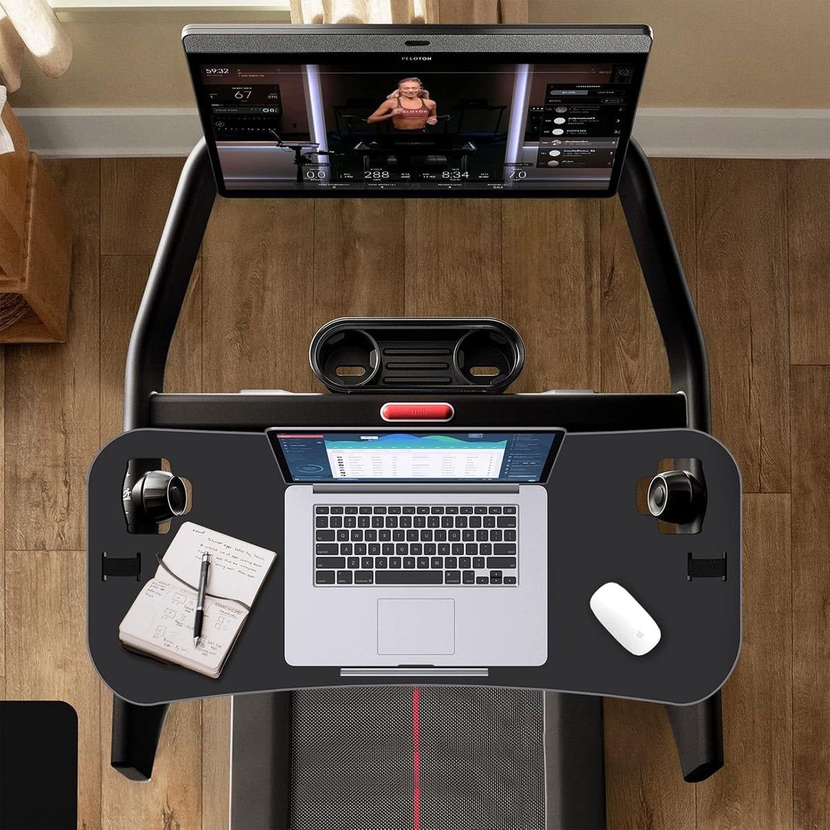 Treadmill Desk Attachment,Peloton Tread Tray Ergonomic Platform, Laptop Holde...