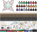huesamhi 005 Micro Pen 23 Colors and 3 Black 0.20mm Fine Tip Waterproof Ink by Unknown