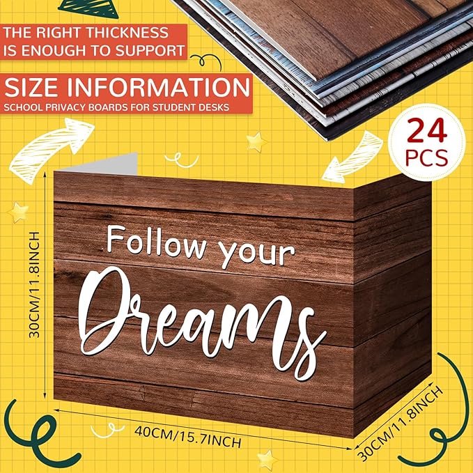 Honoson 24 Pcs Bulk Inspirational Privacy Folders - Image 2