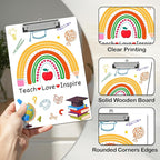 APIILVPQ Teacher Clipboard, Rainbow Clipboards - Image 4