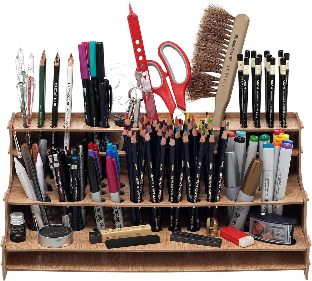 hg art concepts mezzo artist drawing rack shown in use