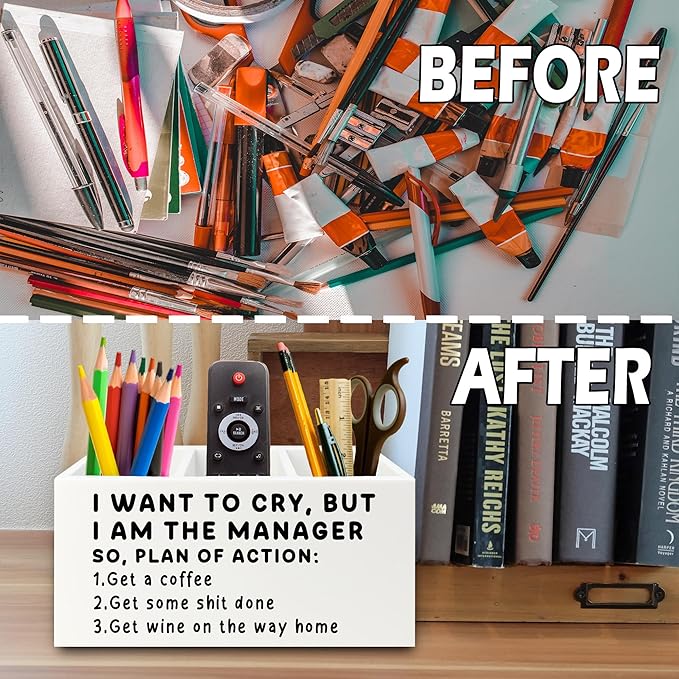 XPH Funny Pen Office Pencil Holder Organizer - Image 6