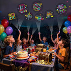 LovesTown 24PCS LED Light up Finger Lights, Kids Flashlight Glow in The Dark - Image 3
