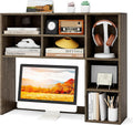 Tangkula Desktop Bookshelf, 3-Tier Desk Display Rack Organizer