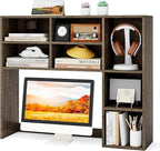 Tangkula Desktop Bookshelf, 3-Tier Desk Display Rack Organizer by TANGKULA