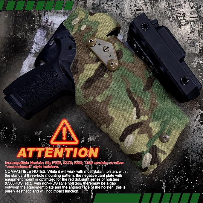 Tourniquet Holder for Gun Holster, Tactical Tourniquet Holder Adapter Mount - Image 2