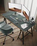 YSAGi Leather Desk Protector, Office Mat, Large Mouse Mat, Non-Slip PU Leather - Image 2