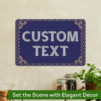 Custom Sign, Custom Street Sign, 11 Font Colors, 13 Font Styles, 4 Hole Options - Image 4