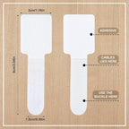 100 Pcs Hook and Loop Cable Straps, Under Desk Cord Management Self Adhesive - Image 2