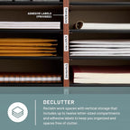 Safco Literature Organizer, 12 Compartments, Office and Classroom Mailbox - Image 3