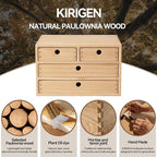 Kirigen Natural Wood Desktop Organizers - Image 7