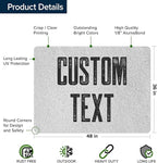 Custom Sign, Custom Street Sign, 11 Font Colors, 13 Font Styles, 4 Hole Options - Image 6