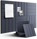 Fluxynara Felt Bulletin Board Tiles Large 36" x 24" Cork Board Alternative-6 by FLUXYNARA