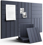 Fluxynara Felt Bulletin Board Tiles Large 36" x 24" Cork Board Alternative-6 by FLUXYNARA