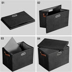 Roobyl 17" Large Collapsible Storage Bins - Image 6