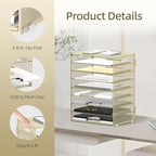 DALTACK 9-Tier Paper Letter Tray Desk Organizer - Image 5