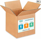 Small Cube Moving & Shipping Boxes 6x6x6 inches by IDLPackaging