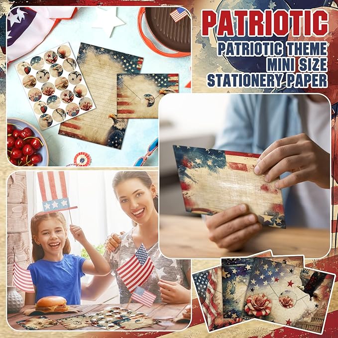 TaoBary 160 Pcs Stationery Paper Set 50 Double Sided Stationery Papers - Image 6