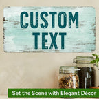 Custom Sign, Custom Street Sign, 11 Font Colors, 13 Font Styles, 4 Hole Options - Image 4