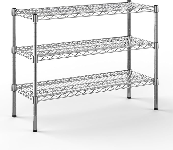 Regal Altair 14" Deep x 36" Wide x 27" Height Wire Shelving Kit | 3-Tier | NSF by Regal+Altair