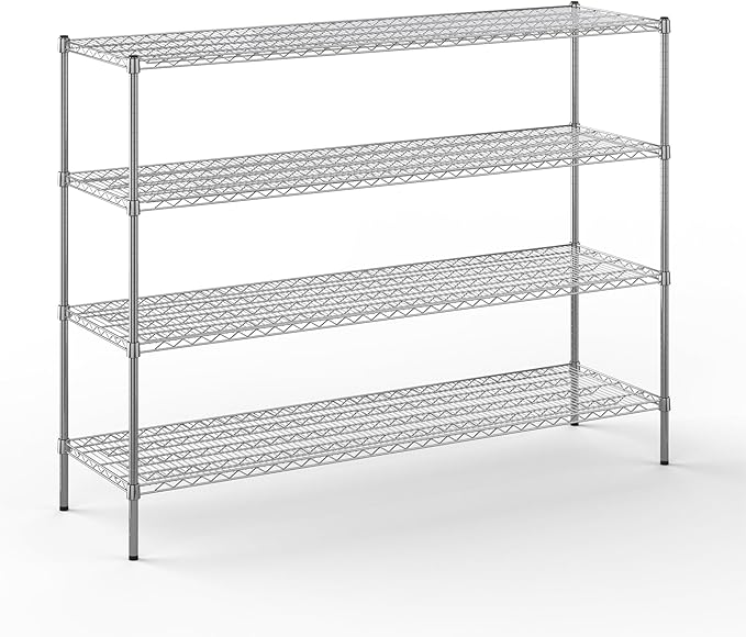 Regal Altair 21" Deep x 72" Wide x 54" Height Wire Shelving Kit | 4-Tier | NSF by Regal+Altair