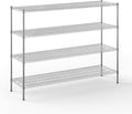 Regal Altair 21" Deep x 72" Wide x 54" Height Wire Shelving Kit | 4-Tier | NSF by Regal+Altair