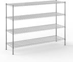 Regal Altair 21" Deep x 72" Wide x 54" Height Wire Shelving Kit | 4-Tier | NSF by Regal+Altair