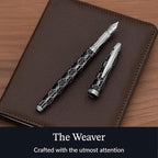 Webson Gill ‘The Weaver’ Black Luxury Executive Fountain Pen, Polished Lacquer - Image 2