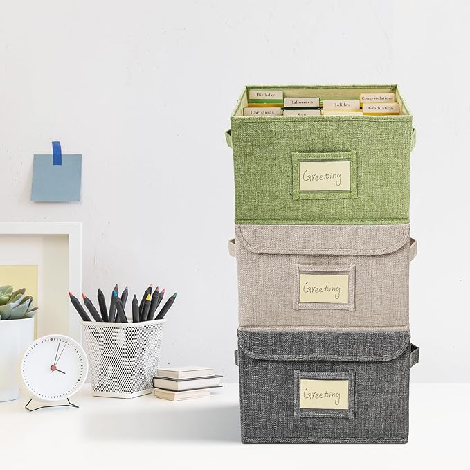 Vienrose Greeting Card Organizer Storage Box - Image 8