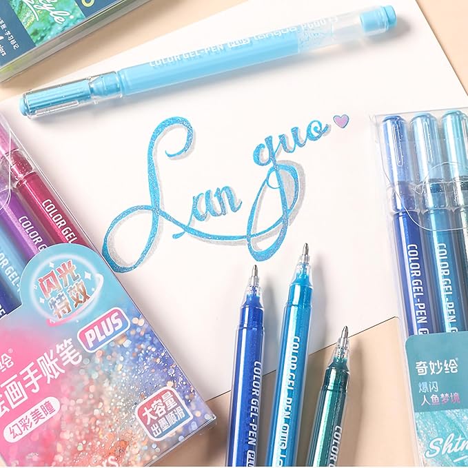 PHOSYNDYE 72 Color 1.0mm Big Hit Glitter Gel Pens - Image 5