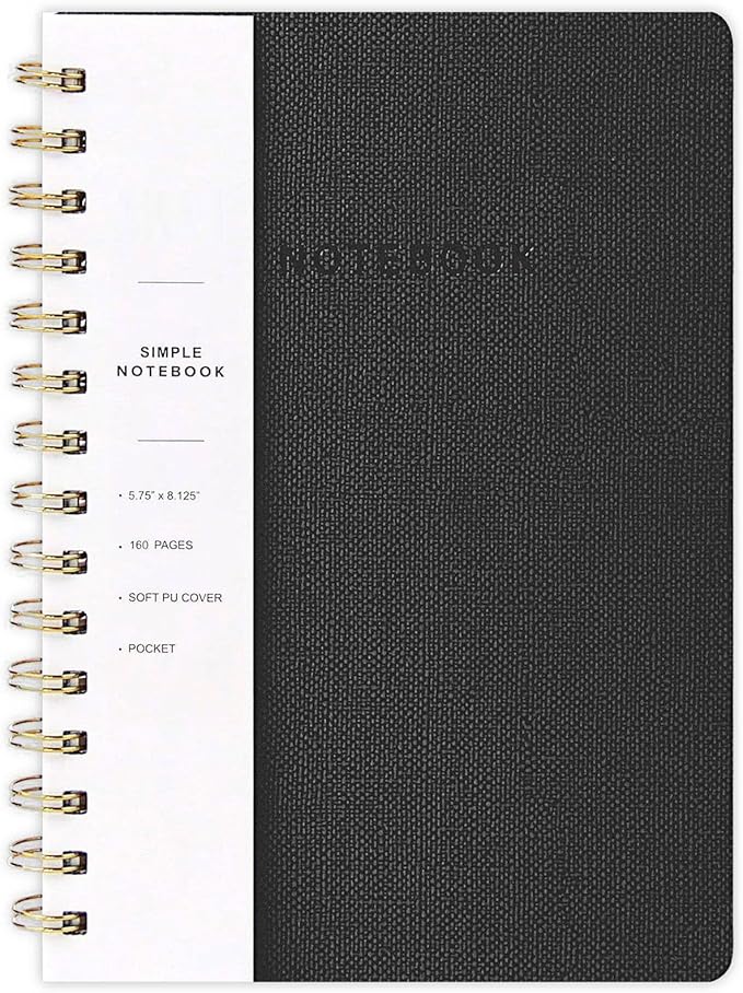 Oneirom Spiral Notebook-6.10" x 8.19" College Ruled Journal by Oneirom