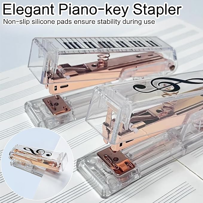 Gold Acrylic Stapler, Cute Office Stapler - Image 4