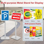 VAIIGO 3 Pack Heavy Duty Standing Sign Holder 8.5x11 Inch - Image 7