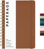 PAPERAGE Graph Paper Spiral Notebook & Journal, 160 Pages, Medium 5.5 inches x by PAPERAGE