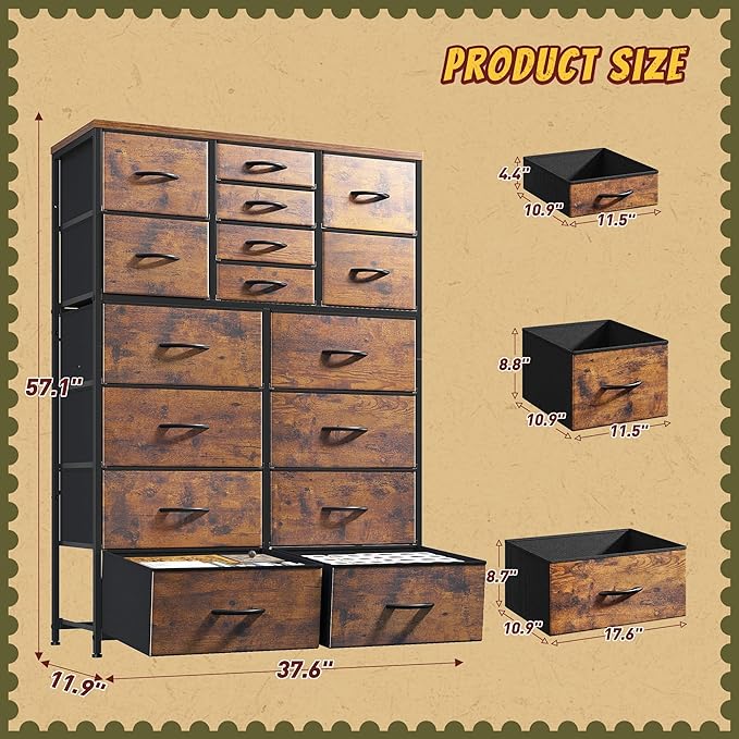 Romorgniz 57“H Dresser for Bedroom - Image 3