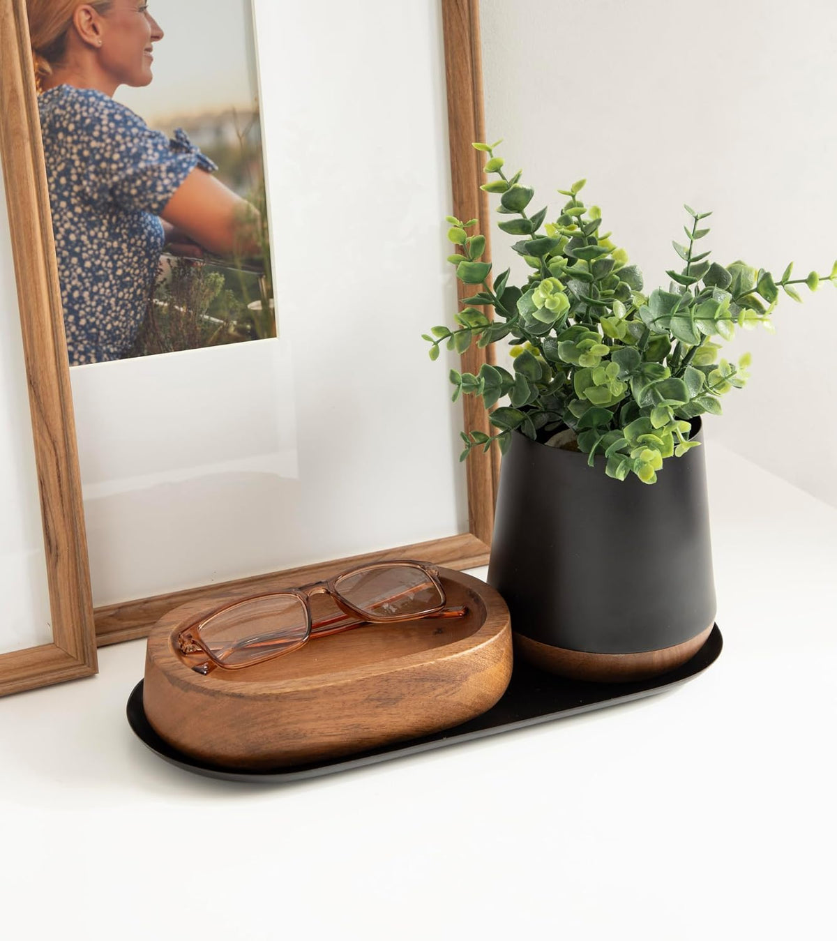 Kate and Laurel Koni Modern Three-Piece Tabletop Organization Set; 12 x 6 x 5...