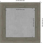 Amanti Art Grey Framed Magnetic Board 27x27 Medium Vision Board - Image 4