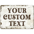 Rustic Custom Sign, Personalized Metal Signs, Gift by SigoSigns