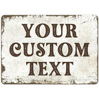 Rustic Custom Sign, Personalized Metal Signs, Gift by SigoSigns