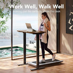 HUANUO 32" Small Electric Standing Desk Adjustable Height, 4 Memory Height - Image 9
