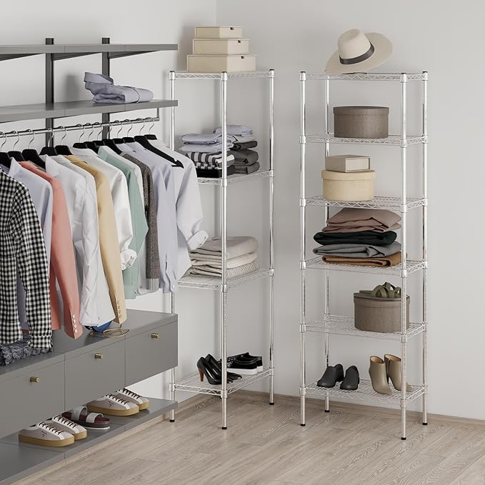 Regal Altair 14" Deep x 24" Wide x 74" Height Wire Shelving Kit | 6-Tier | NSF - Image 7