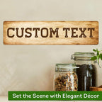 Custom Sign, Custom Street Sign, 11 Font Colors, 13 Font Styles, 4 Hole Options - Image 4