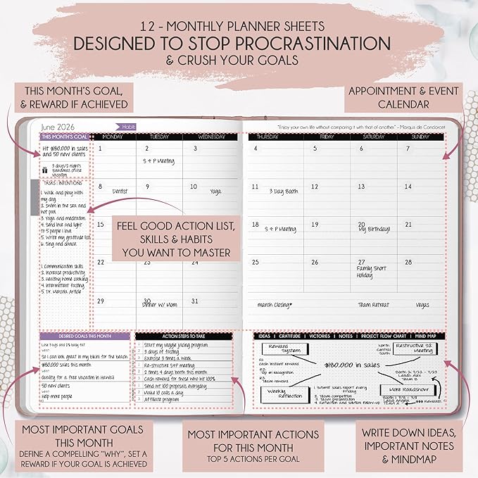 Law of Attraction Planner 2026 Deluxe - Image 5