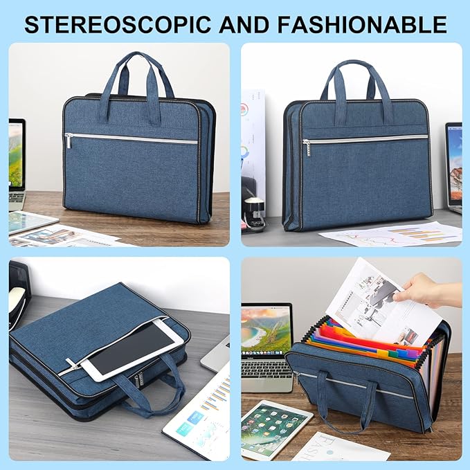 SEEKIND Heavy Duty Accordian File Organizer - Image 7