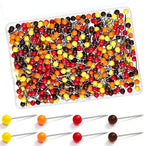 WILLBOND 500 Pack Map Push Pins Map Tacks Small Round Head Push Pins Thumb Tacks by Willbond+Technology+Limited
